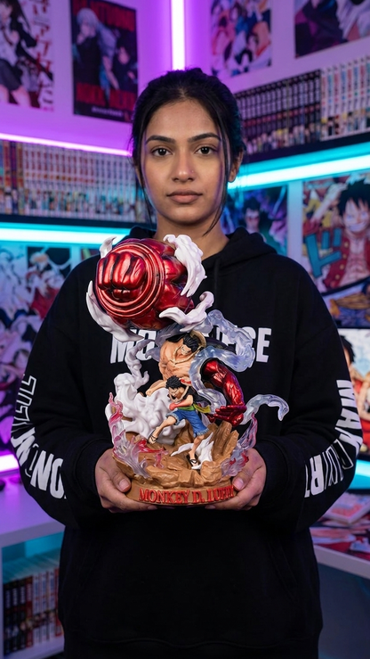 One Piece: Monkey D. Luffy "Gear 3rd Elephant Gun & Gatling combo" Premium Battle Statue (20cm)