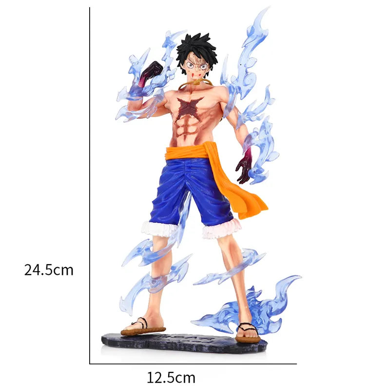 One Piece: Monkey D. Luffy "Battle Scarred – Awakened Blue Aura" Premium Scale Figure (24.5cm)