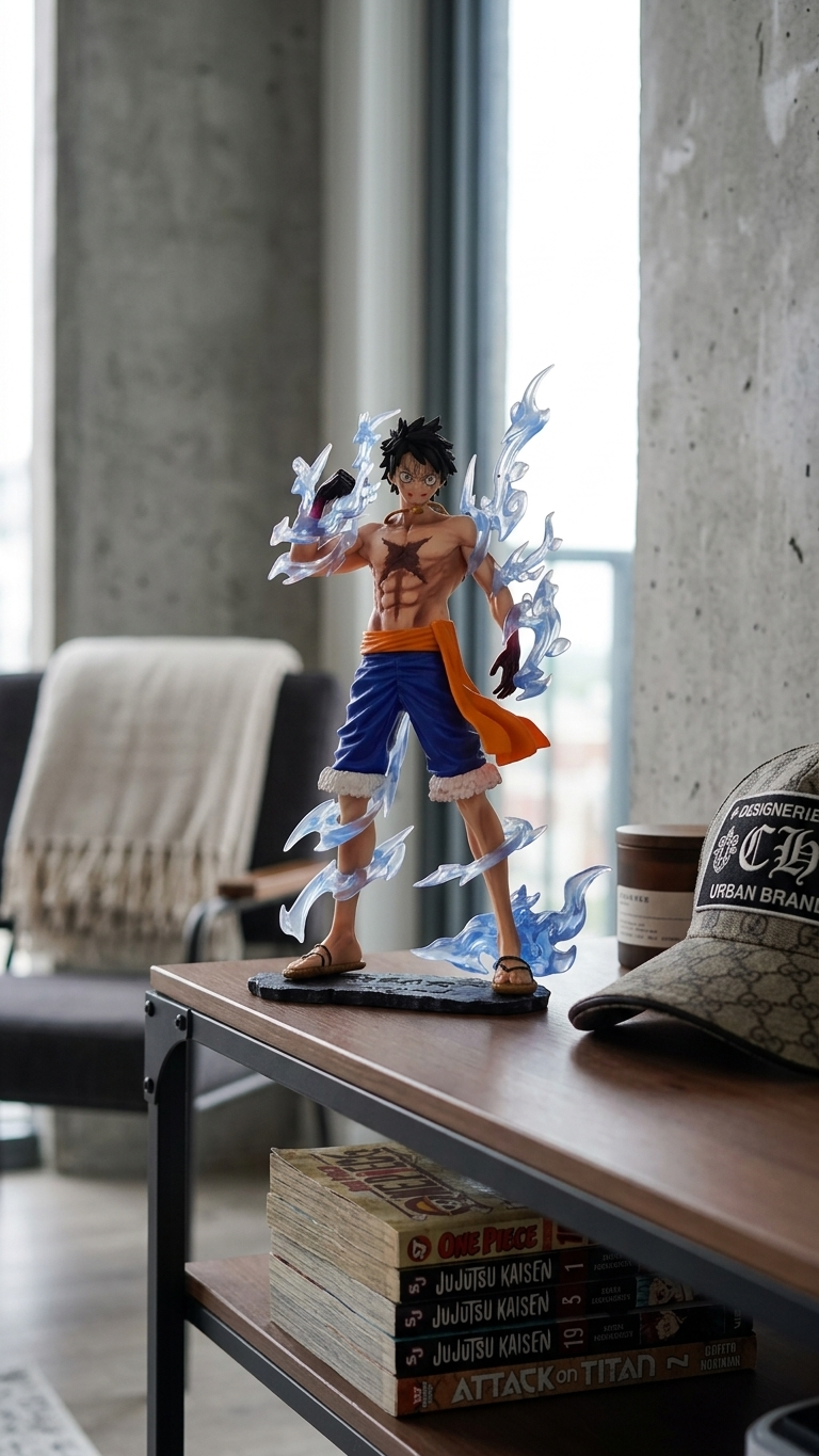 One Piece: Monkey D. Luffy "Battle Scarred – Awakened Blue Aura" Premium Scale Figure (24.5cm)