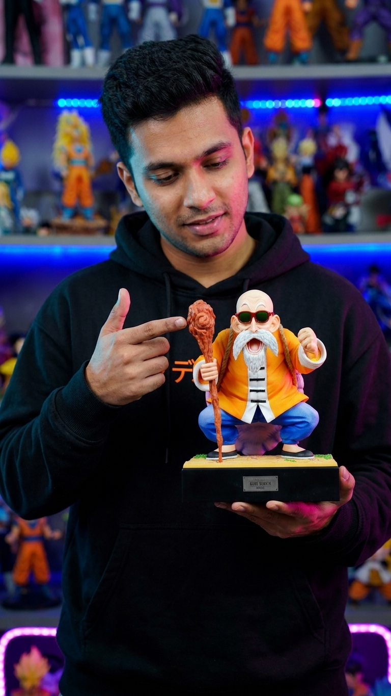 Dragon Ball Z: Master Roshi "Kame Sennin – Island Hermit" Premium Scale Statue (24cm)