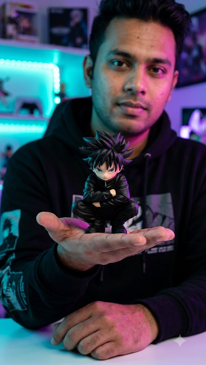 Jujutsu Kaisen: Megumi Fushiguro "Chibi Squat / Sulking Prowl" 13cm Collectible Figure