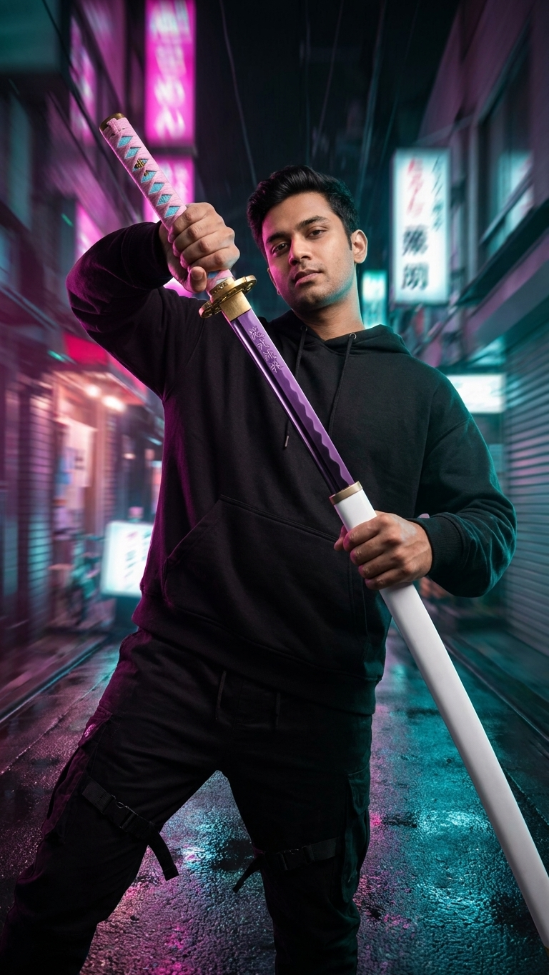 Demon Slayer: Mitsuri Kanroji "Love Hashira – Nichirin Blade" Premium 104cm Cosplay Katana (Fully Assembled)