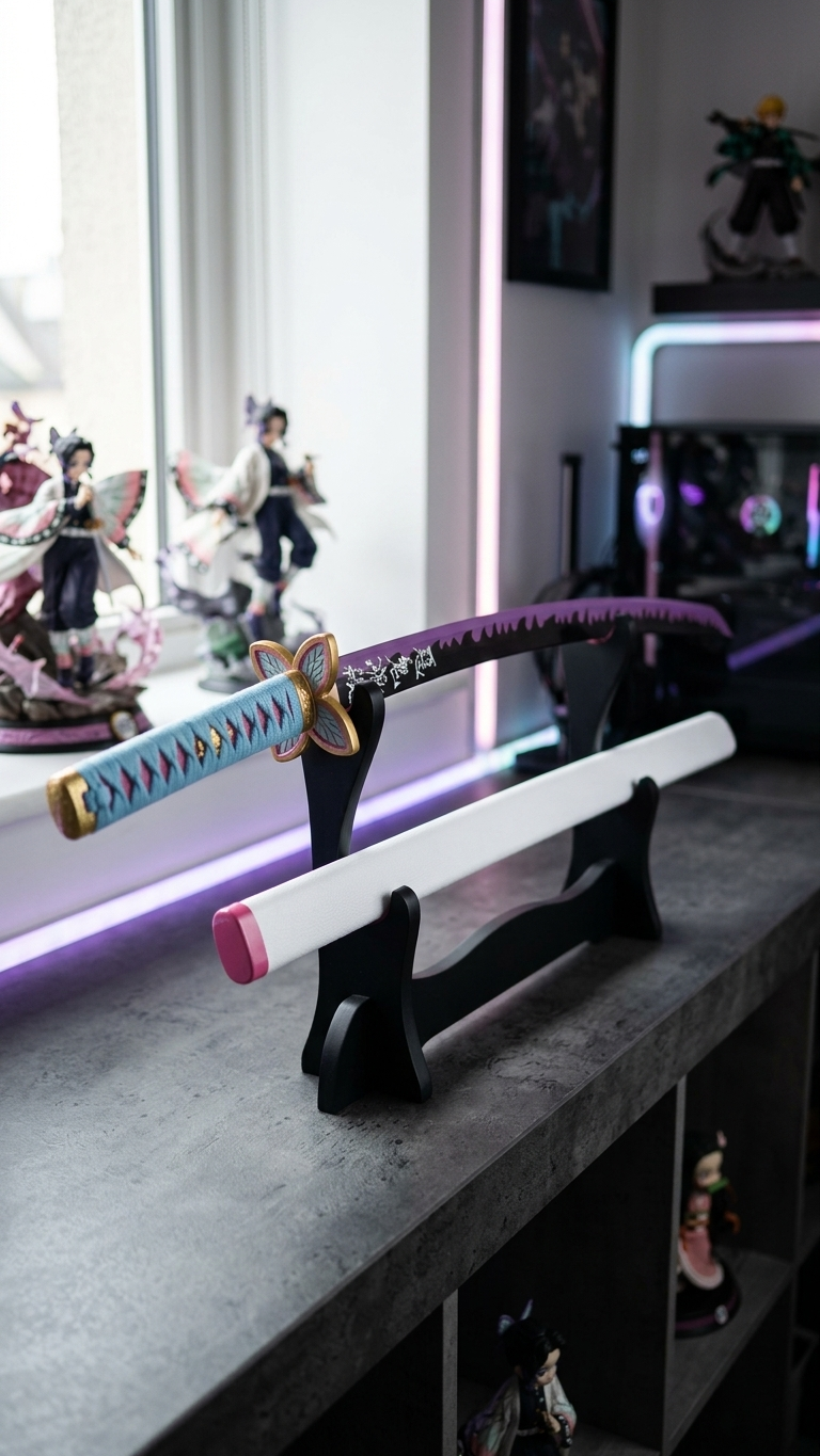Demon Slayer: Mitsuri Kanroji "Love Hashira – Nichirin Blade" Premium 104cm Cosplay Katana (Fully Assembled)