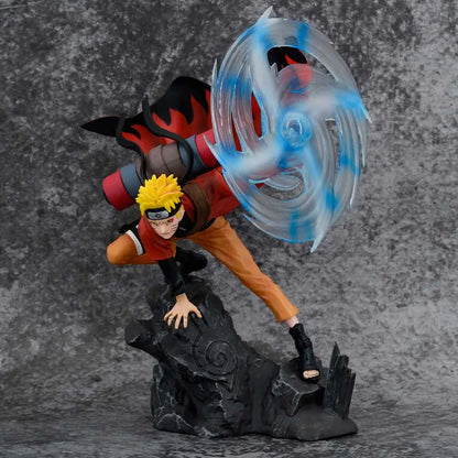 Naaruto Shippuden: Naaruto Uzumaki "Sage Mode Wind Style: Rasenshuriken" Statue (32cm)