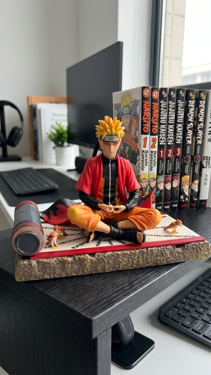 Naruto Shippuden: Naruto Uzumaki "Sage Mode Meditation & Toad Scroll" Premium Diorama Figure (15cm)