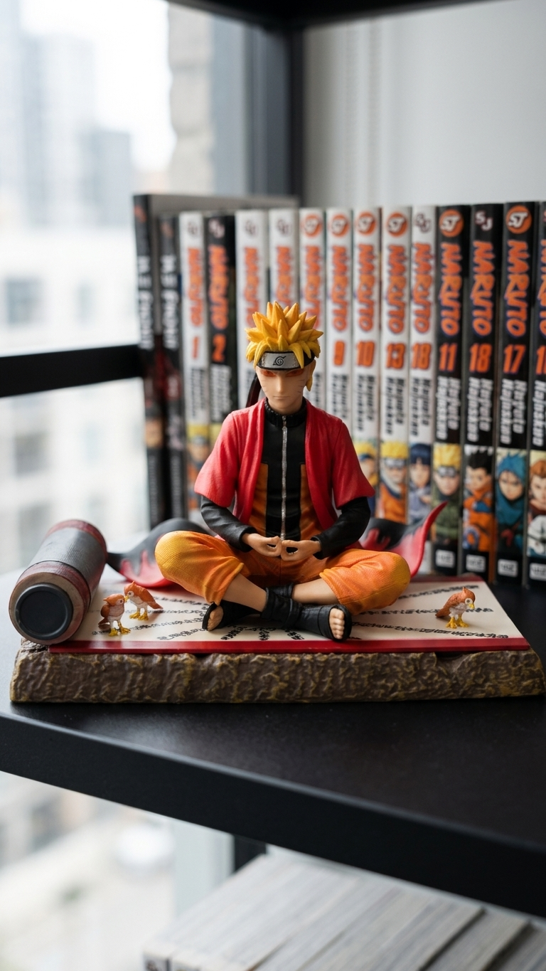 Naruto Shippuden: Naruto Uzumaki "Sage Mode Meditation & Toad Scroll" Premium Diorama Figure (15cm)