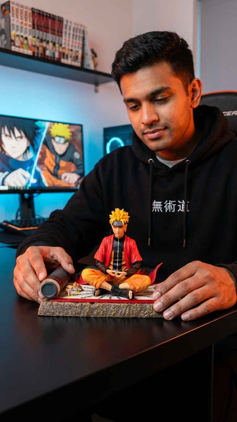 Naruto Shippuden: Naruto Uzumaki "Sage Mode Meditation & Toad Scroll" Premium Diorama Figure (15cm)