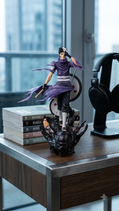 Naruto Shippuden: Obito Uchiha "War Arc – Unmasked & Gunbai" Dynamic Battle Diorama Statue