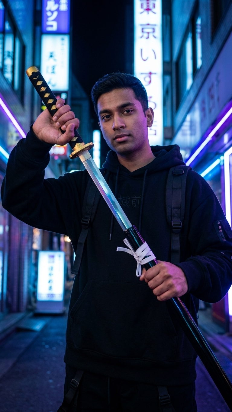 Jujutsu Kaisen: Yuta Okkotsu "Special Grade Cursed Tool" Premium 104cm Wooden Cosplay Katana (Fully Assembled)