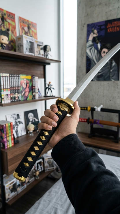 Jujutsu Kaisen: Yuta Okkotsu "Special Grade Cursed Tool" Premium 104cm Wooden Cosplay Katana (Fully Assembled)