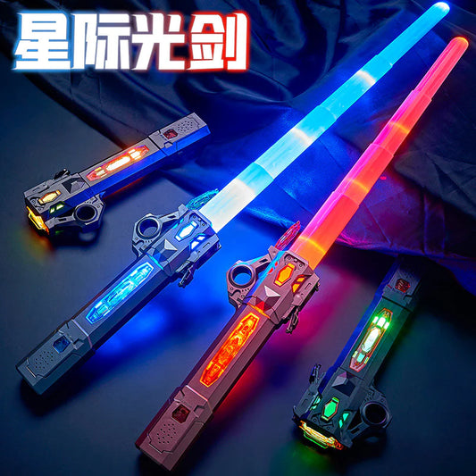 Star Wars Interstellar Saber: "Tactical Trigger Release" Premium Self-Opening Push Telescopic Lightsaber
