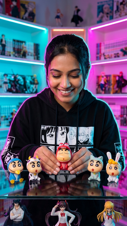 Crayon Shin-chan: "Cute Animal Cosplay" Mini Figurine Set (6-Piece Collection)