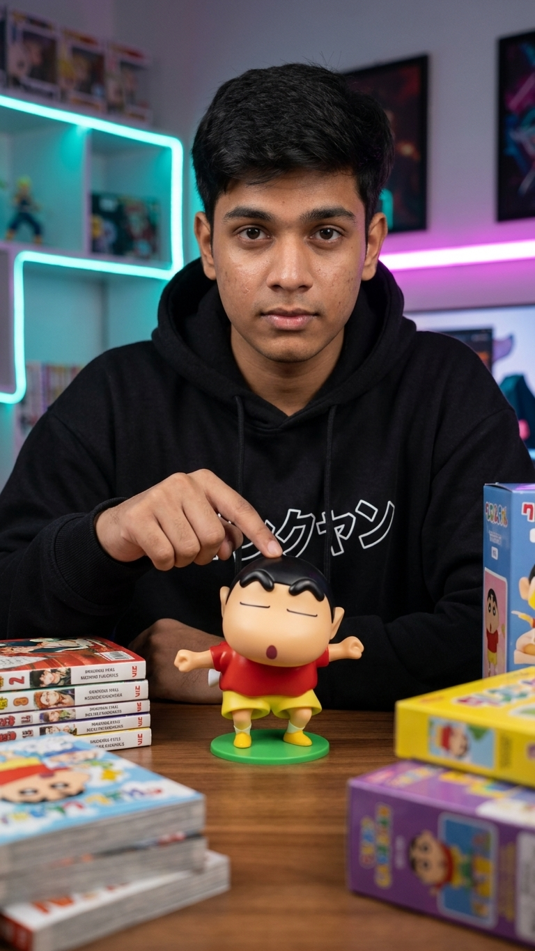 Crayon Shin-chan: Shinnosuke Nohara "Iconic Buri Buri Dance" Premium Head-Moving Bobblehead Figure (With Box)