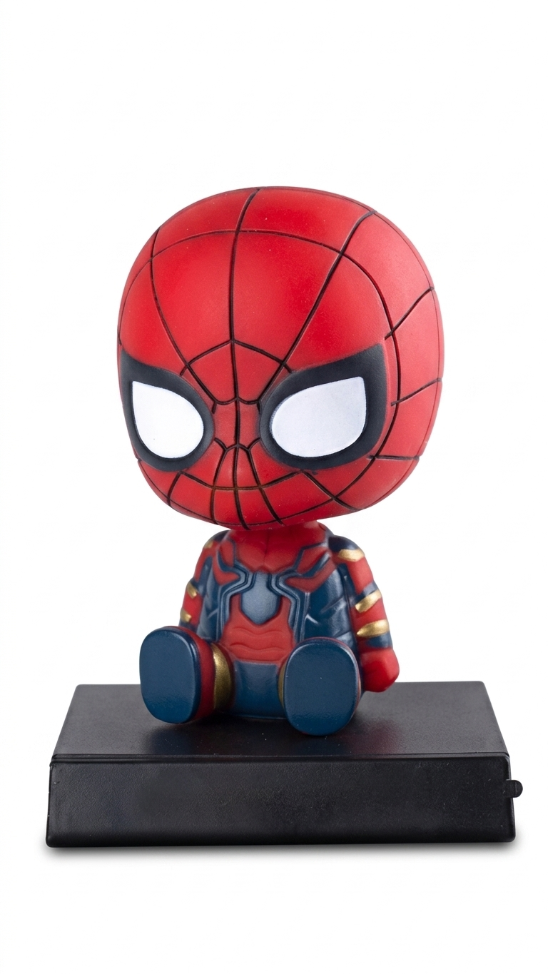 Marvel Avengers: Spider-Man "Iron Spider" Chibi Bobblehead & Mobile Holder