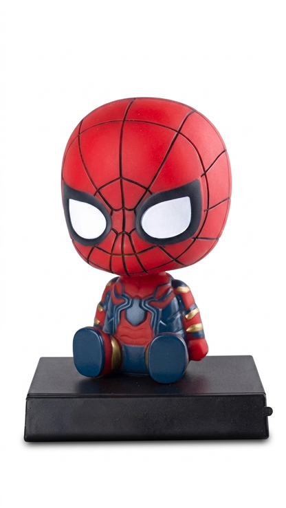 Marvel Avengers: Spider-Man "Iron Spider" Chibi Bobblehead & Mobile Holder