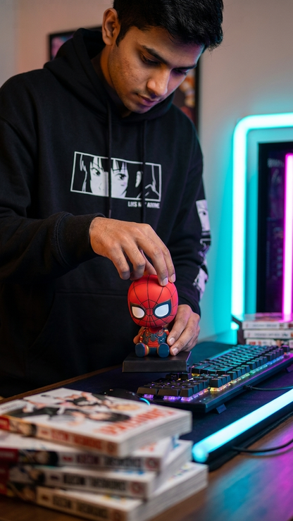 Marvel Avengers: Spider-Man "Iron Spider" Chibi Bobblehead & Mobile Holder