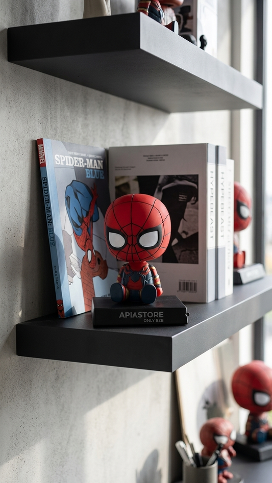 Marvel Avengers: Spider-Man "Iron Spider" Chibi Bobblehead & Mobile Holder