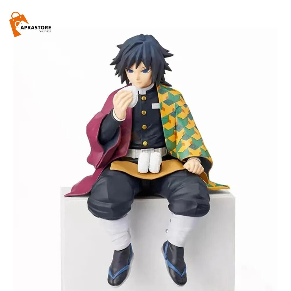 Giyu Tomioka Sitting Action Figure – 14cm (Demon Slayer)