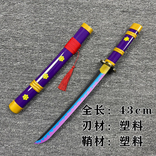 One Piece Roronoa Zoro Enma Katana Replica – 42–43 cm Decorative Anime Sword (Non-Sharp)