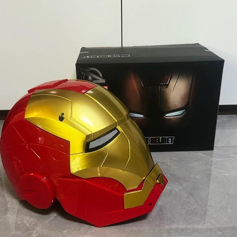 Marvel Iron Man Mark V (MK5) Wearable Helmet – Manual Jarvis Edition