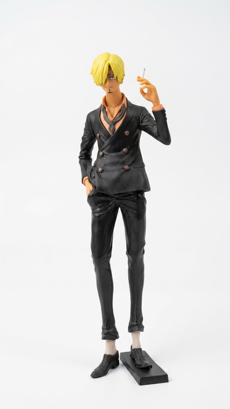 One Piece: Vinsmoke Sanji "Black Leg" Action Figure – Master Chef & Warrior Edition