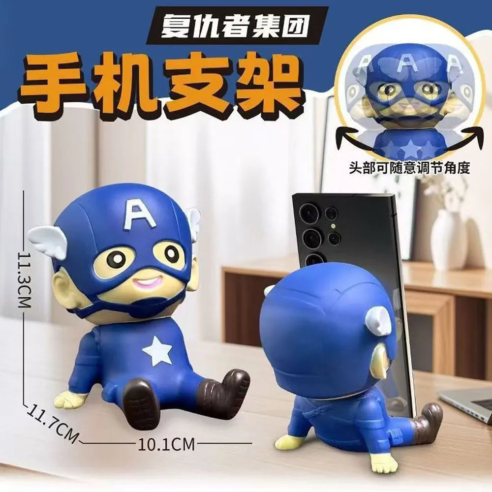 Marvel Avengers: Captain Amerrica Cute Chibi Mobile Holder & Desk Stand