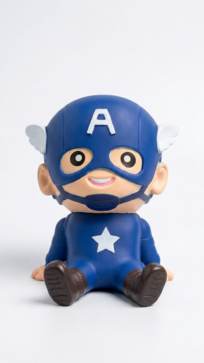 Marvel Avengers: Captain Amerrica Cute Chibi Mobile Holder & Desk Stand