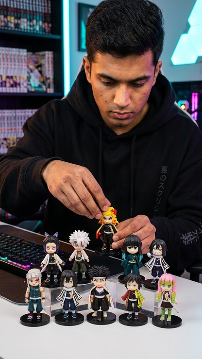 Demon Slayer: The 9 Hashira Complete Collective Mini Figurine Set (9-Piece Lineup)