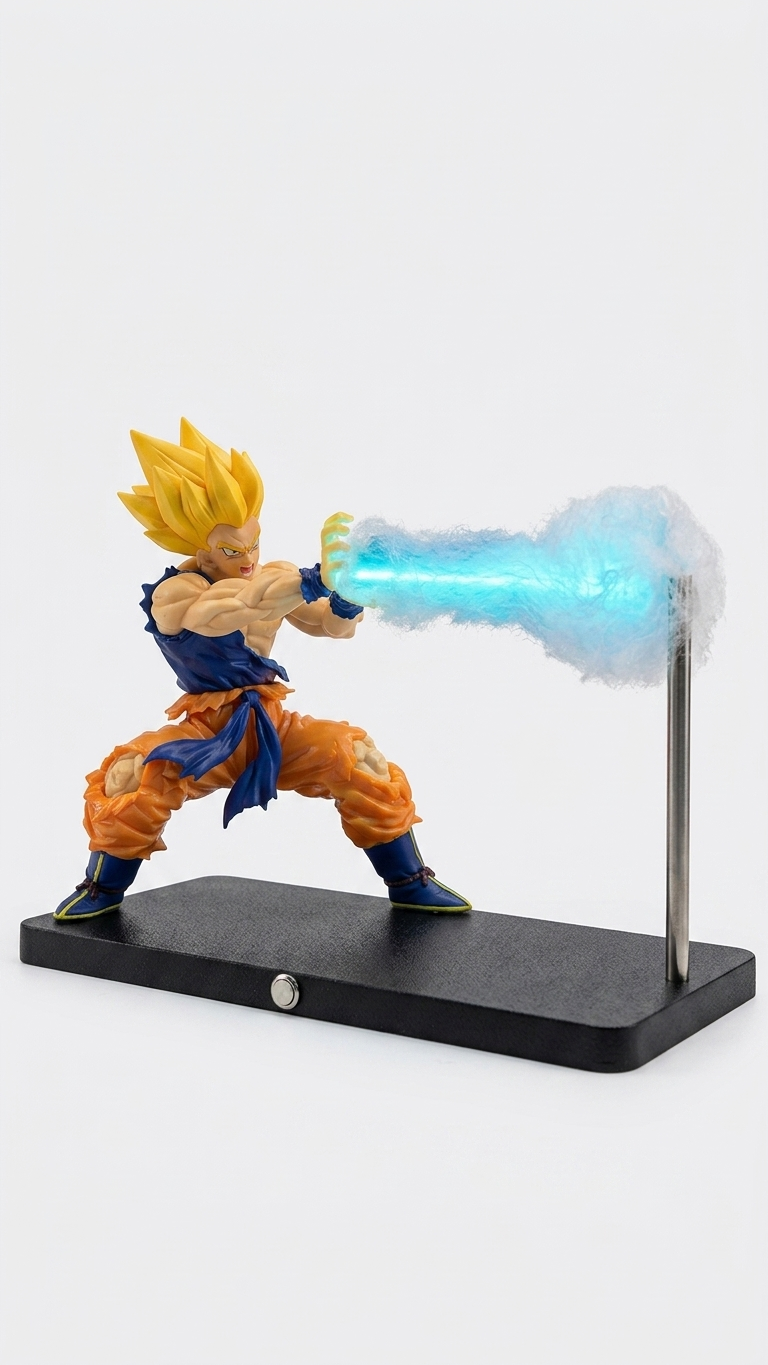 Dragon Ball Z: Super Saiyan Goku "Ultimate Kamehameha" LED Light-Up Diorama Statue