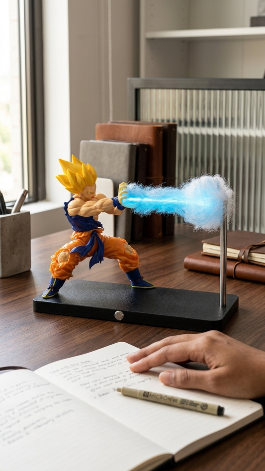 Dragon Ball Z: Super Saiyan Goku "Ultimate Kamehameha" LED Light-Up Diorama Statue