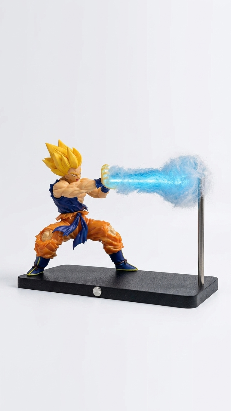 Dragon Ball Z: Super Saiyan Goku "Ultimate Kamehameha" LED Light-Up Diorama Statue