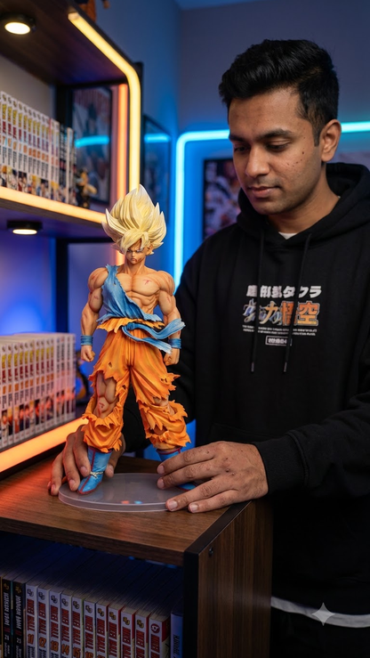 Dragon Ball Z: Super Saiyan Son Goku "Battle Damaged – Namek Climax" Colossal 44cm Standing Statue (Blister + Box Edition)