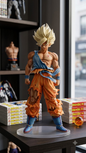 Dragon Ball Z: Super Saiyan Son Goku "Battle Damaged – Namek Climax" Colossal 44cm Standing Statue (Blister + Box Edition)