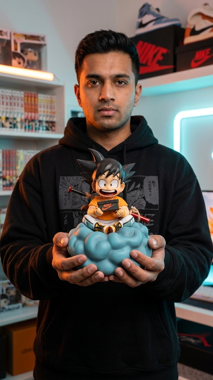Dragon Ball Z: Kid Goku "Hypebeast Edition – Flying Nimbus Streetwear" Premium Scale Figure (18cm)