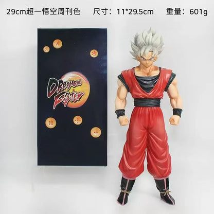 Dragon Ball Super: Son Goku (Silver/White Hair Variant - Jump Shonen Color Scheme) 29cm Collectible Figure
