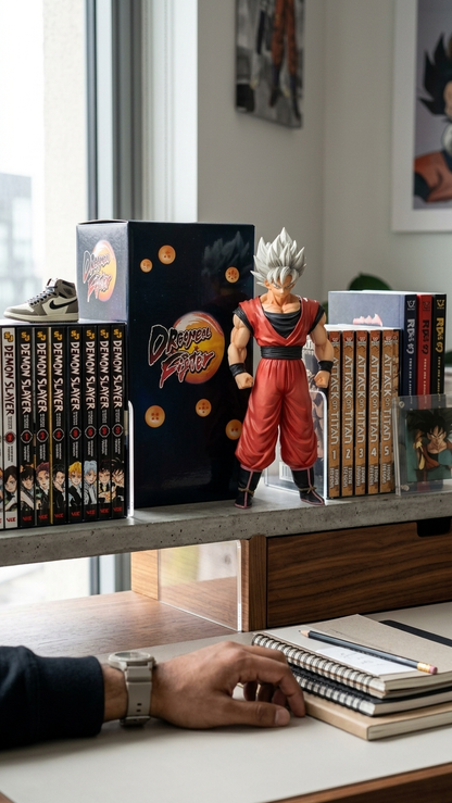 Dragon Ball Super: Son Goku (Silver/White Hair Variant - Jump Shonen Color Scheme) 29cm Collectible Figure