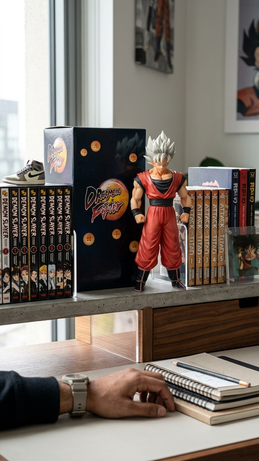 Dragon Ball Super: Son Goku (Silver/White Hair Variant - Jump Shonen Color Scheme) 29cm Collectible Figure