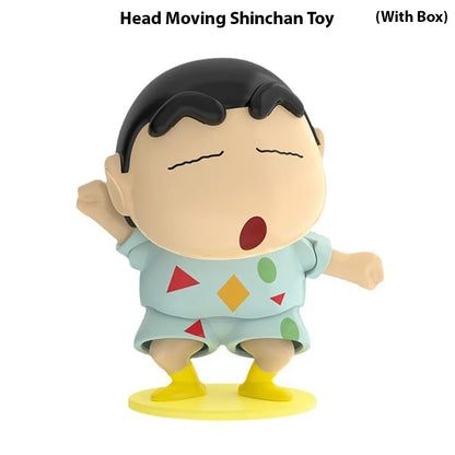 Crayon Shin-chan: Shinnosuke Nohara "Classic Sleepy Pajamas" Premium Head-Moving Bobblehead Figure (With Box)