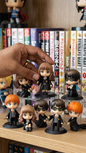 Harry Potter: The Golden Trio Magic & Quidditch Mini Figurine Set (9-Piece Collection)