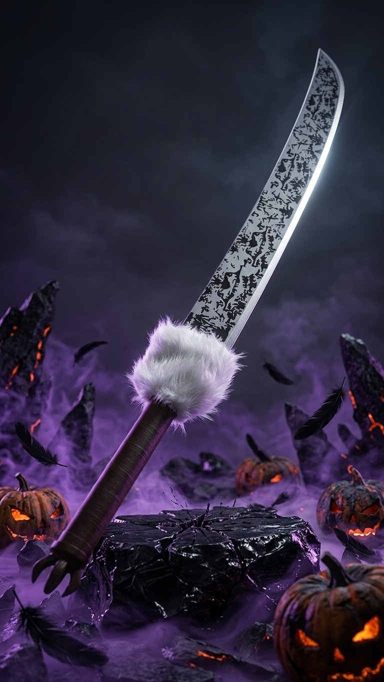 Jujutsu Kaisen: Toji Fushiguro & Maki Zen'in "Split Soul Katana" 127cm Oversized Wooden Cursed Tool Replica