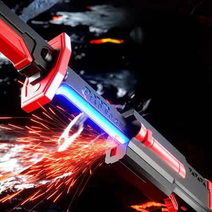 Sparkblade LED Light Sword with Smoke & Spark Effects | 7-Color Light-Up Toy Sword | Sci-Fi Cosplay & Display Prop