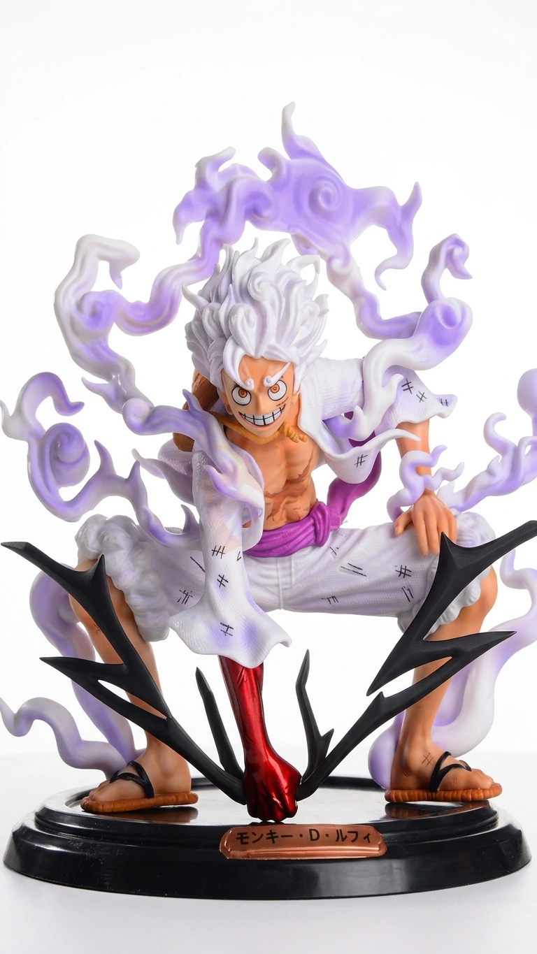 One Piece: Gear 5 Luffy "Sun God Nika – Ground Strike" Deluxe Action Figure (20cm)