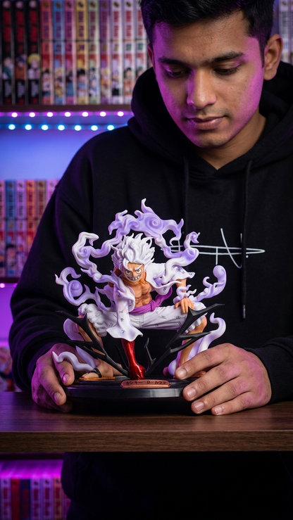 One Piece: Gear 5 Luffy "Sun God Nika – Ground Strike" Deluxe Action Figure (20cm)