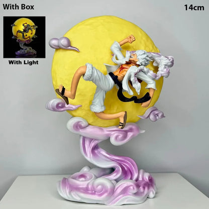 One Piece: Gear 5 Luffy "Joyboy Awakened" LED Moon Lamp Statue (14cm)