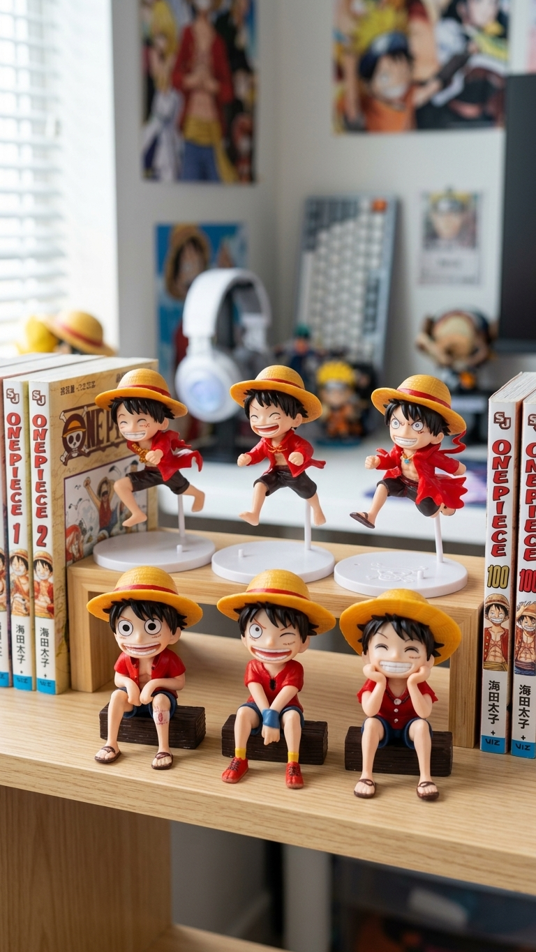 One Piece: Monkey D. Luffy "Adventure Express" Chibi Figure Set (Pack of 6)