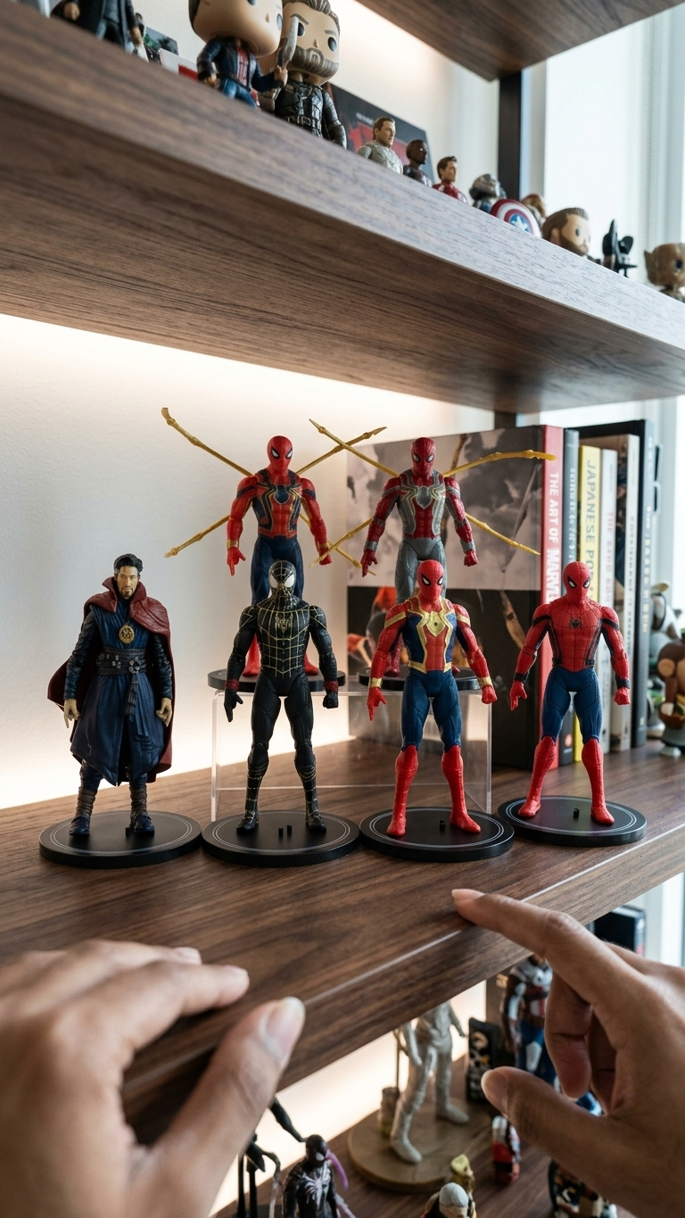 Marvel Studios Spider-Man & Doctor Strange: "Multiverse Convergence" Premium Multi-Pose Action Figure Set (Pack of 6)