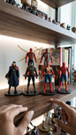 Marvel Studios Spider-Man & Doctor Strange: "Multiverse Convergence" Premium Multi-Pose Action Figure Set (Pack of 6)