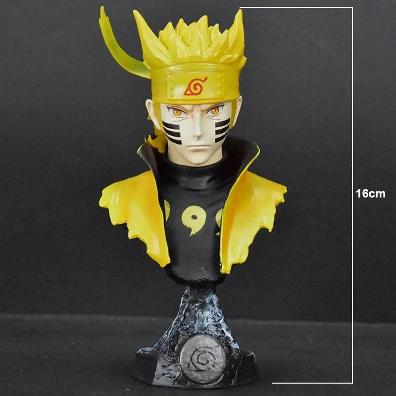 Naruto Shippuden: Naruto Uzumaki "Kurama Link + Sage Mode" Premium 16cm Desktop Bust