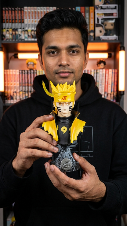 Naruto Shippuden: Naruto Uzumaki "Kurama Link + Sage Mode" Premium 16cm Desktop Bust