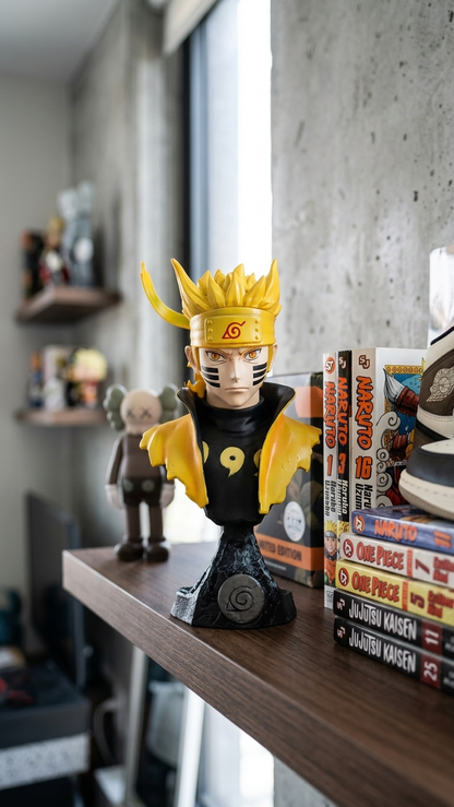 Naruto Shippuden: Naruto Uzumaki "Kurama Link + Sage Mode" Premium 16cm Desktop Bust